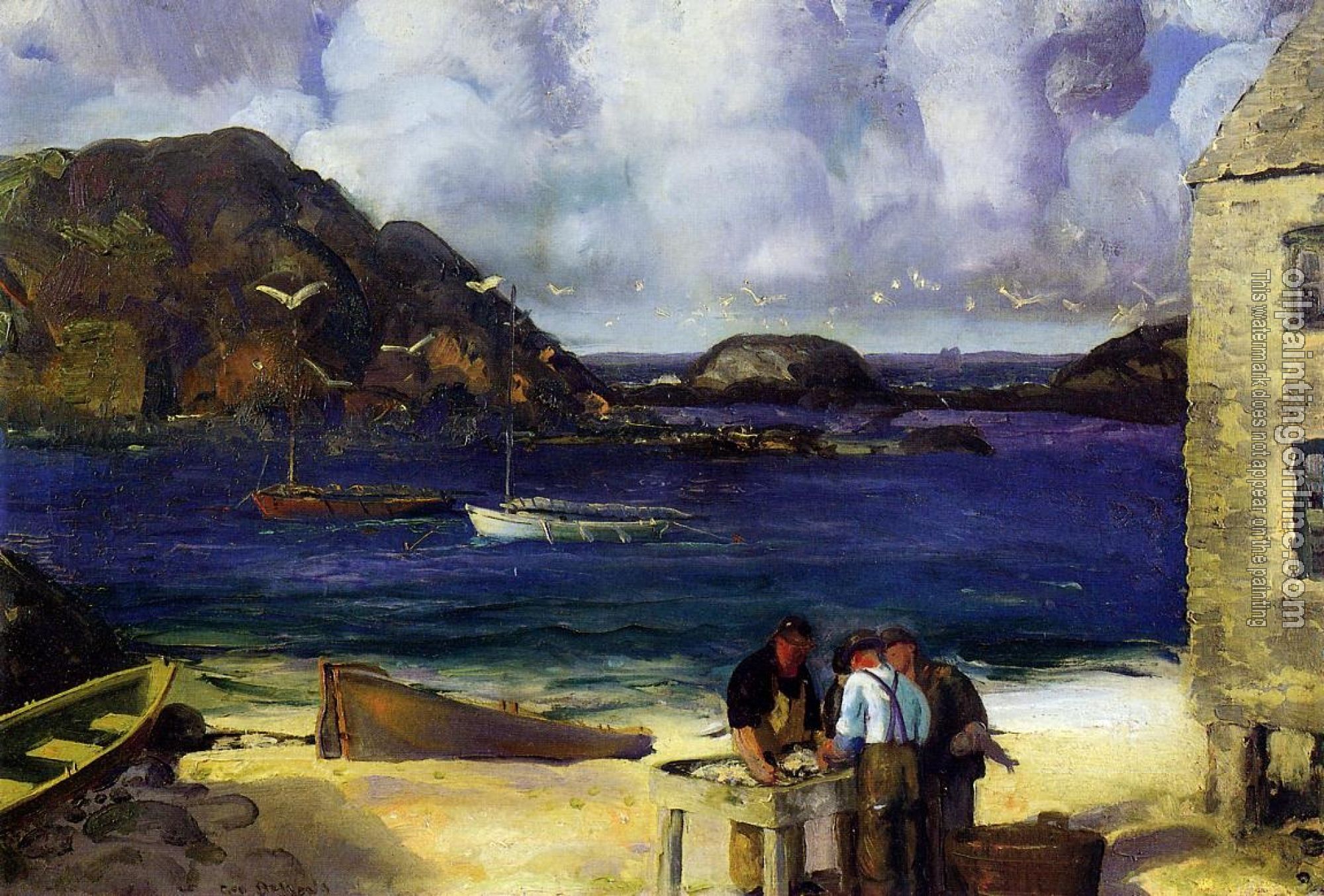 Bellows, George - Harbor at Monhegan